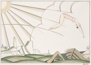 The Dive, c.1920 by Charles Martin